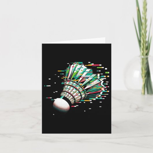 バドミントンシャトル カード (正面)