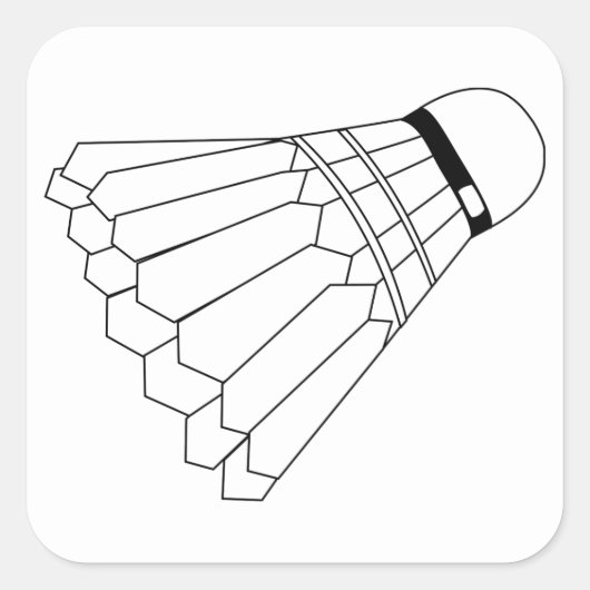 バドミントンシャトル スクエアシール (正面)