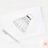 バドミントンシャトル スクエアシール (封筒)