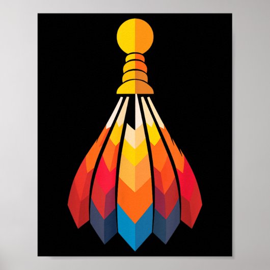 バドミントンシャトル ポスター (正面)