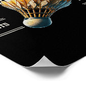 バドミントンシャトル ポスター (角)