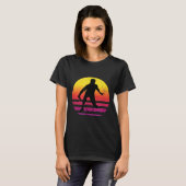 バドミントンスカッシュ男子シャトル女子 Tシャツ (正面フル)