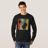 バドミントンスポーツ Tシャツ (正面フル)