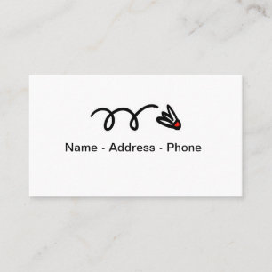 バドミントンテーマ名刺 名刺