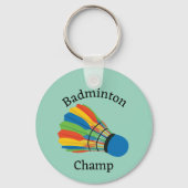 バドミントンデザイン キーホルダー (裏面)