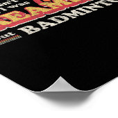 バドミントンデザイン ポスター (角)