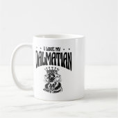 バドミントンバイシャトルラケットできなくてごめんなさい コーヒーマグカップ (左)