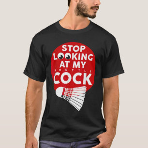 バドミントンバトルドール面白いシャトルTシャツ Tシャツ