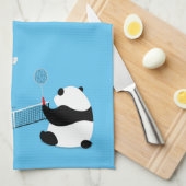 バドミントンパンドラ(PANDAS)スポーツタオル キッチンタオル (四つ折り)