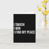 バドミントンプレイヤーのミーム セルフケア名言 カード (黄色い花)