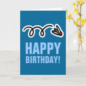 バドミントンプレーヤーおよびファンのためのハッピーバースデーカード カード (黄色い花)