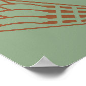 バドミントンポップ・アートのアート ポスター (角)