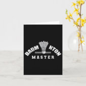 バドミントンマスター シャトル ビード バドミントン カード (黄色い花)