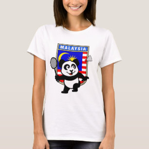 バドミントンマレーシアパンダ Tシャツ