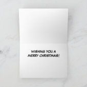 バドミントンメリークリスマス シーズンカード (内部)