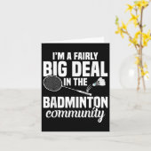 バドミントンラケットシャトルかなり大きなバドミントンPl カード (黄色い花)