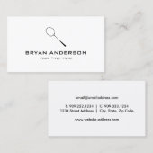 バドミントンラケット名刺 名刺 (正面/裏面)