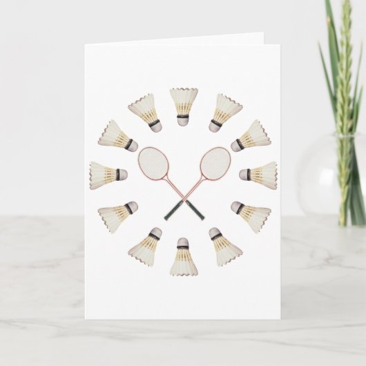 バドミントンラケット カード (正面)