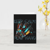 バドミントン保コルムと遊懸命スポーツ カード (黄色い花)