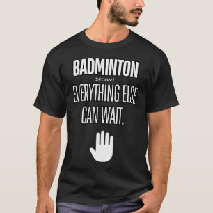 バドミントン優先 ラケット スポーツ Tシャツ
