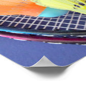 バドミントン写真 ポスター (角)