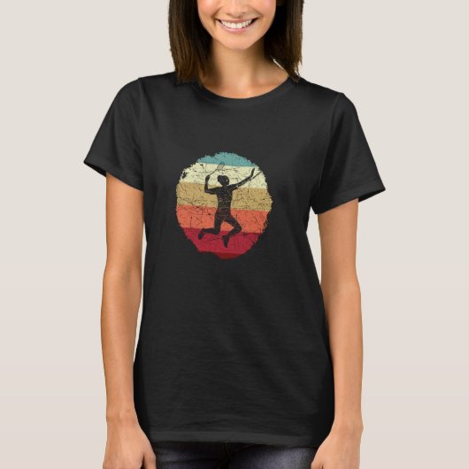 バドミントン女の子の女の子のラケット女のシャトルコ Tシャツ (正面)