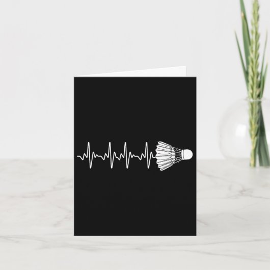 バドミントン女子男性へシャトルスポーツチームP カード (正面)