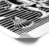 バドミントン忍者シャトル ポスター (角)