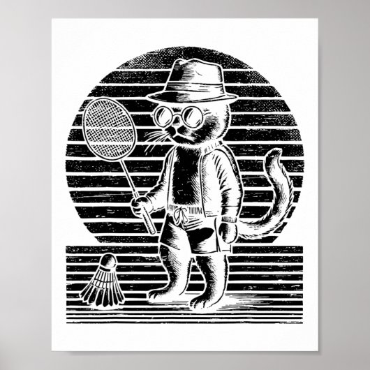 バドミントン忍者シャトル ポスター (正面)