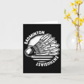 バドミントン愛好者用シャトルコック バドミントンラケット カード (黄色い花)