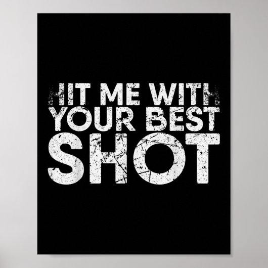 バドミントン最高のプレーヤーのショットで私を打つ ポスター (正面)