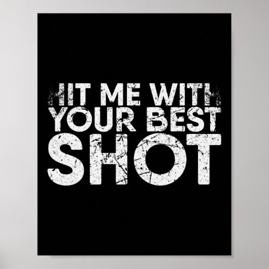 バドミントン最高のプレーヤーのショットで私を打つ ポスター (正面)