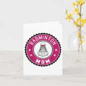 バドミントン母プレーヤーラケットスポーツラバーマザーSh カード (黄色い花)