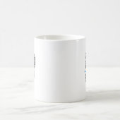 バドミントン猫 コーヒーマグカップ (中央)