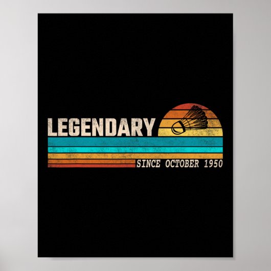 バドミントン選手の伝説1950年10月の誕生田 ポスター (正面)