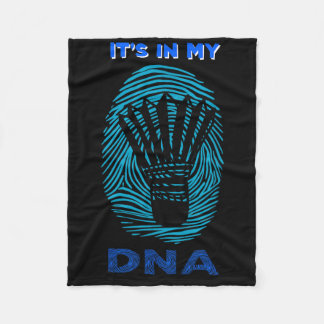 バドミントン選手の家族のための面白いDNA フリースブランケット