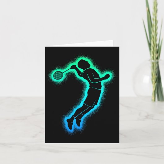 バドミントン選手シャトルキッズメンバドミントン少年 カード (正面)