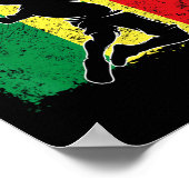 バドミントン選手セネガル国旗セネガル1 ポスター (角)