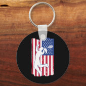 バドミントン選手バドミントンUsaチームコーチアメリカ キーホルダー (正面)