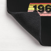 バドミントン選手生まれ1967誕生日ヴィンテージ女性 マウスパッド (コーナー)