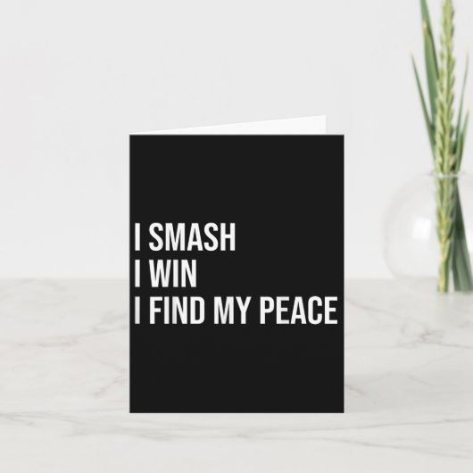 バドミントン選手 ミーム セルフケア 名言 カード (正面)