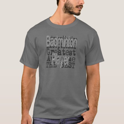 バドミントン選手 Tシャツ (正面)