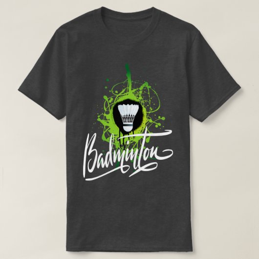 バドミントン4 Tシャツ (デザイン正面)