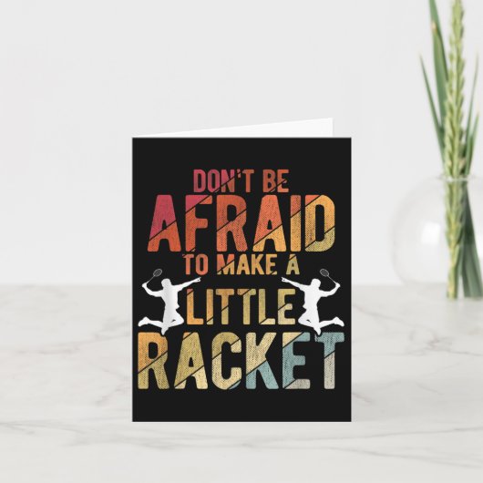 バドミントン カード (正面)