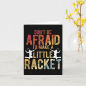 バドミントン カード (黄色い花)