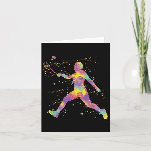 バドミントン カード (正面)