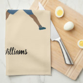 バドミントン キッチンタオル (四つ折り)