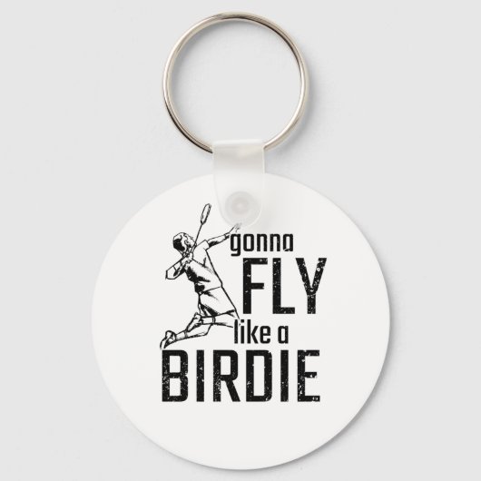 バドミントン キーホルダー (正面)