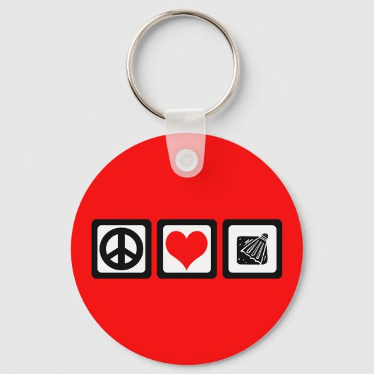 バドミントン キーホルダー (正面)