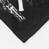 バドミントン・グラミー・アメリカ国旗ヴィンテージクリスマスX フリースブランケット (角)